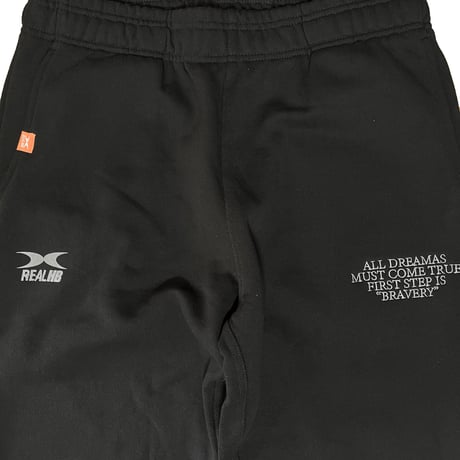 裏起毛スウェットパンツ　　ブラック