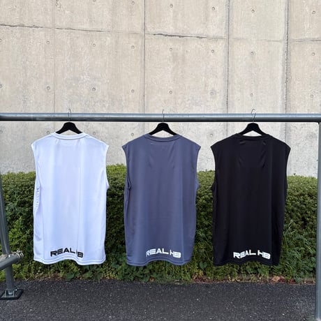 【YB7】ドライノースリーブTシャツ　ホワイト