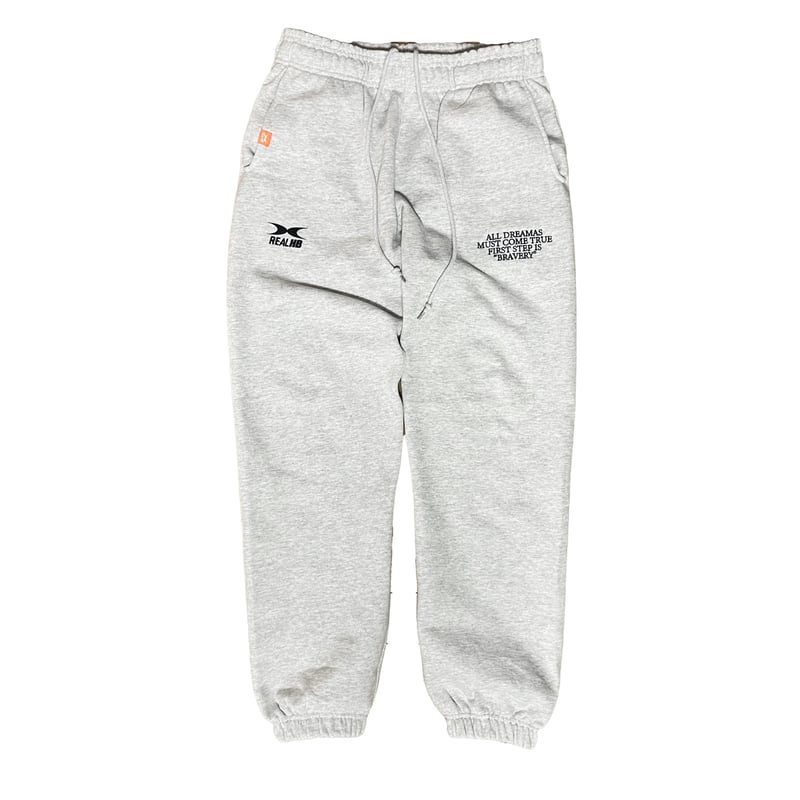裏起毛スウェットパンツ アッシュ | REAL HANDBALL