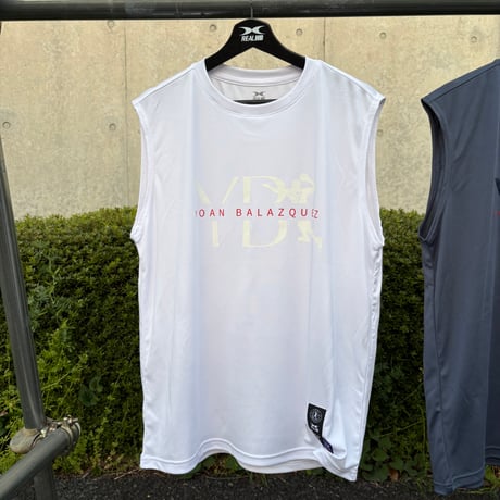 【YB7】ドライノースリーブTシャツ　ホワイト
