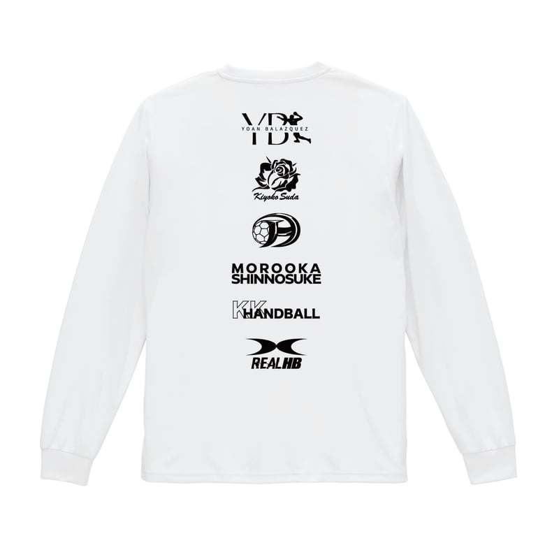 受注生産】HOPEドライロングTシャツ ホワイト | REAL HANDBALL