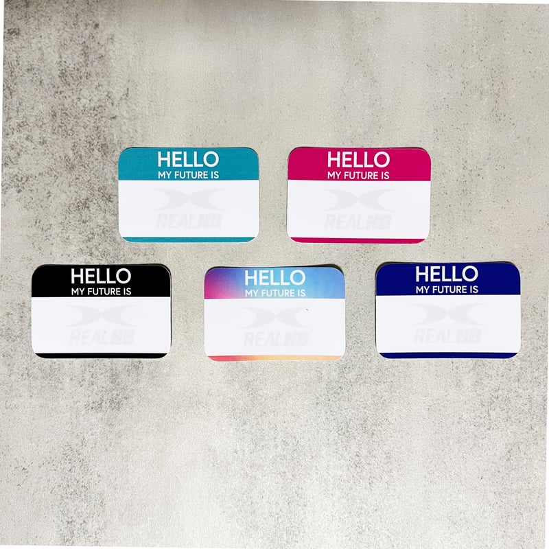 HELLO MY FUTURE IS 5枚組ステッカー | REAL HANDBALL