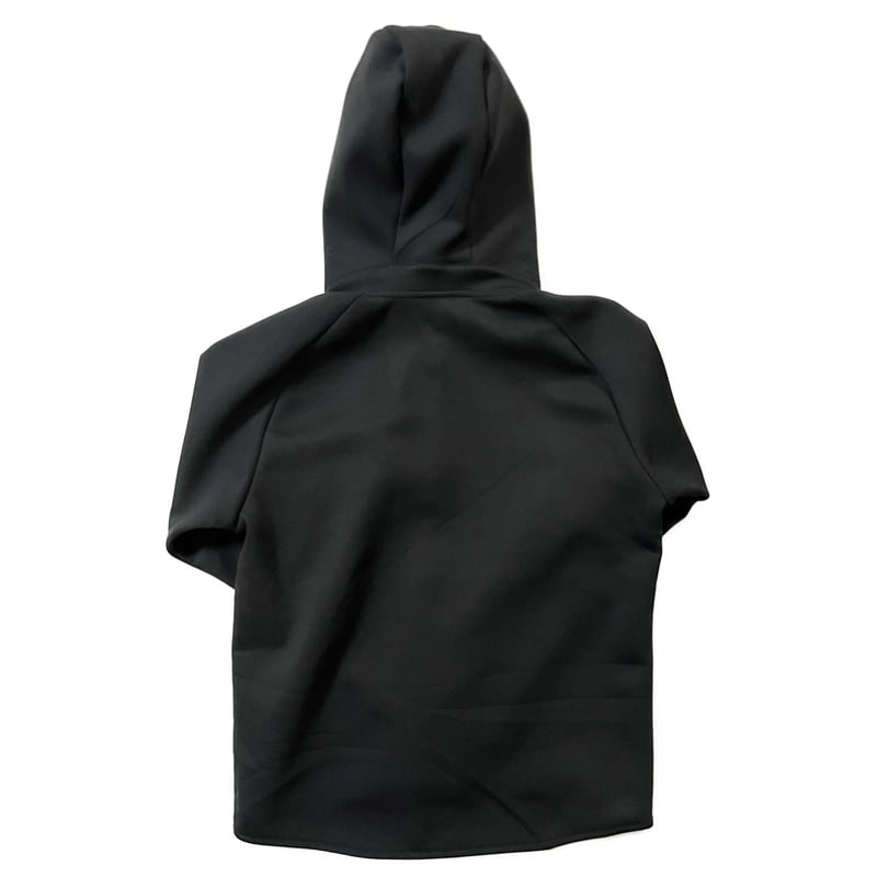H BEAUTY&YOUTH ドライタッチスウェットジップパーカー 黒系 H BEAUTY&YOUTH UNITED ARROWS パーカー 「H」ドライタッチ
