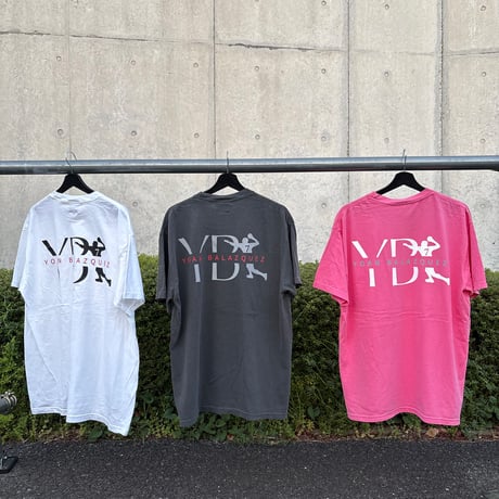 【YB7】コットン　ピグメントダイTシャツ　ピンク