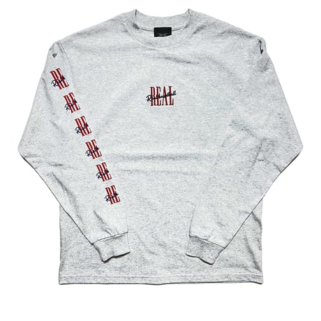 コットン　ロングTシャツ　アッシュ
