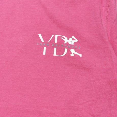【YB7】コットン　ピグメントダイTシャツ　ピンク