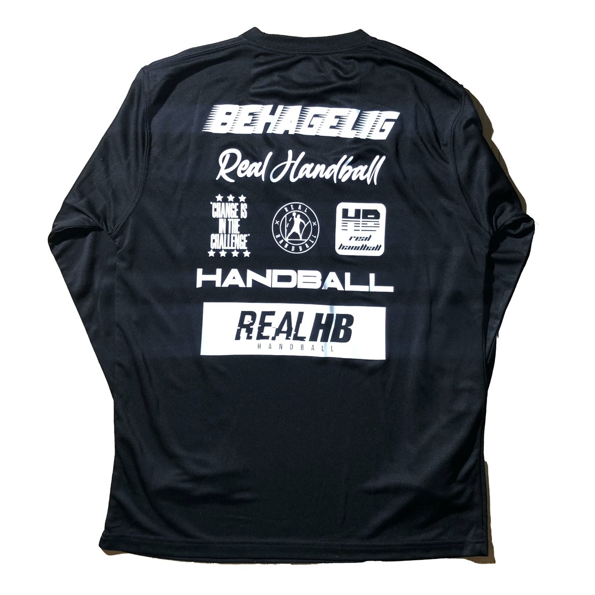 ゲームロングTシャツ ブラック | REAL HANDBALL