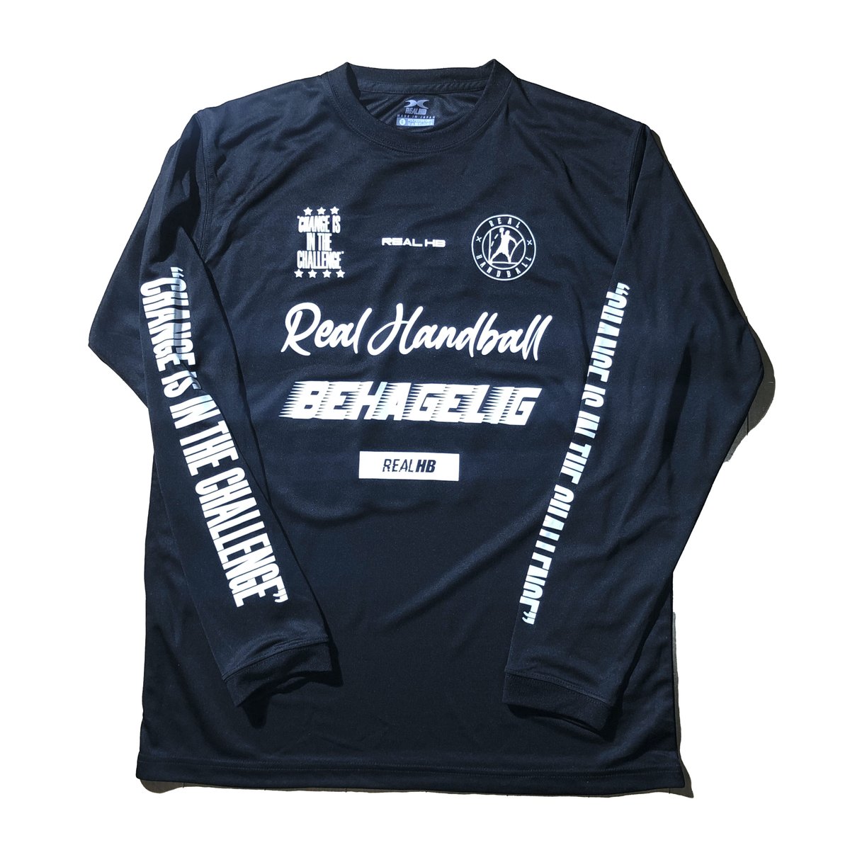 ゲームロングTシャツ ブラック | REAL HANDBALL