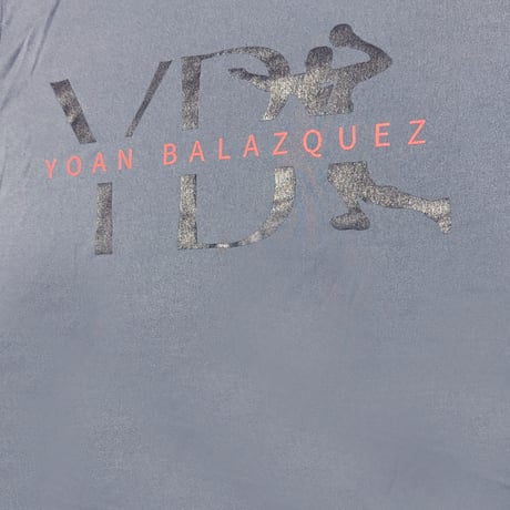 【YB7】ドライノースリーブTシャツ　ダスティブルー