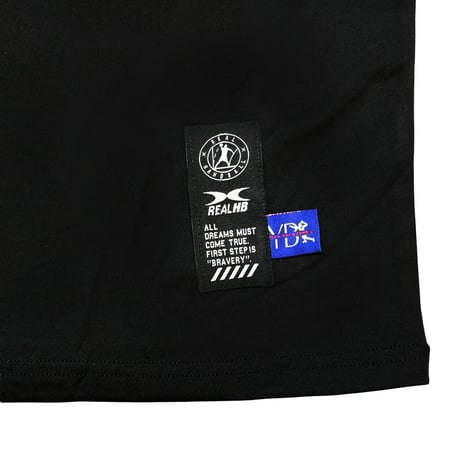 【YB7】ドライTシャツ　ブラック