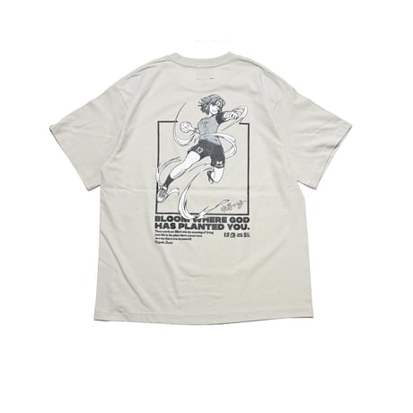 須田選手×安房さとる先生　コラボ コットンTシャツ サンド