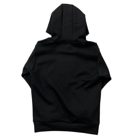 ドライスウェット　プルパーカー ブラック【チームオーダー 可能】
