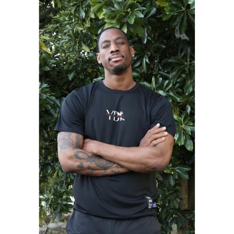 【YB7】ドライTシャツ　ブラック