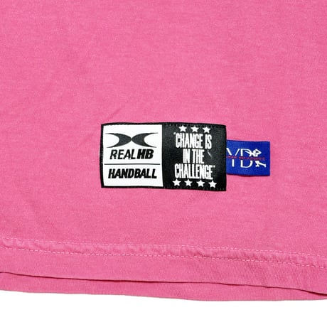 【YB7】コットン　ピグメントダイTシャツ　ピンク