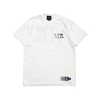 【YB7】コットン　ピグメントダイTシャツ　ホワイト