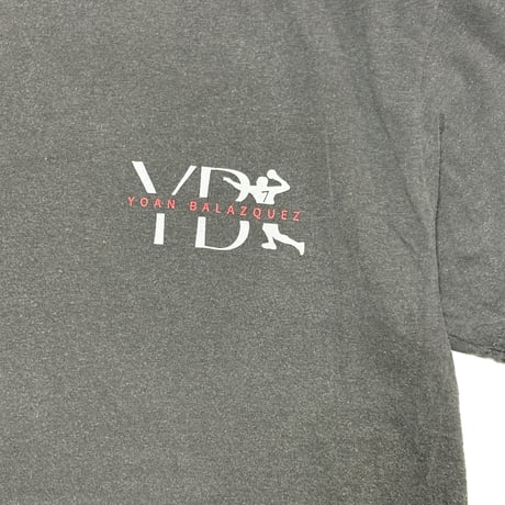 【YB7】コットン　ピグメントダイTシャツ　ブラック