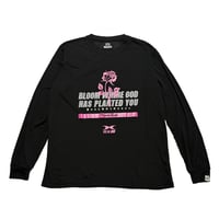 須田選手メッセージドライロングTシャツ　ブラック