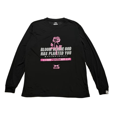 須田選手メッセージドライロングTシャツ　ブラック