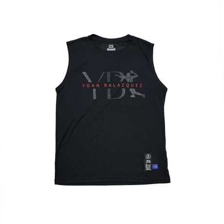 【YB7】ドライノースリーブTシャツ　ブラック