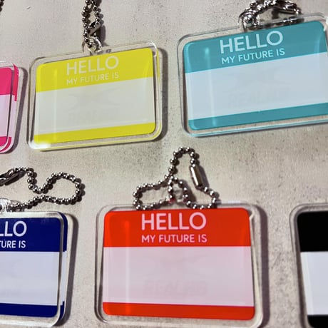 HELLO MY FUTURE IS　キーホルダー