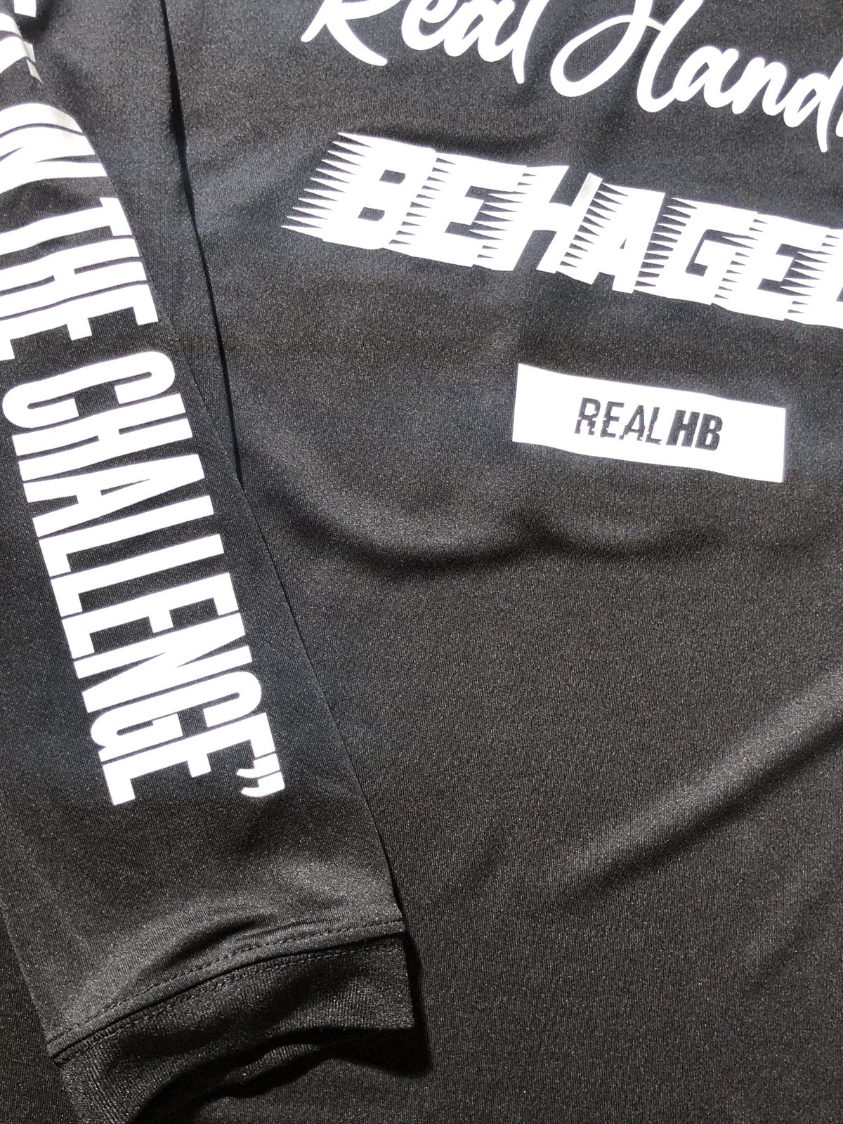 ゲームロングTシャツ ブラック | REAL HANDBALL