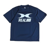 オーセンティック　リサイクルドライTシャツ　ネイビー