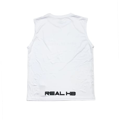 【YB7】ドライノースリーブTシャツ　ホワイト