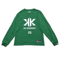 KKハンドボール　オリジナルドライロングTシャツ　グリーン３