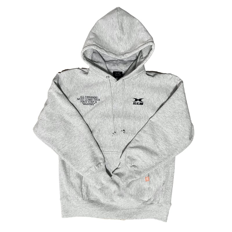 裏起毛 スウェットパーカー アッシュ | REAL HANDBALL