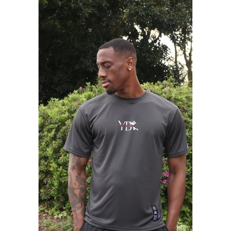 【YB7】ドライTシャツ　グレー