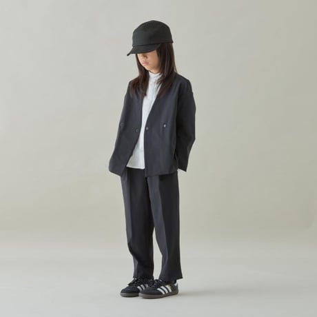 MOUN TEN. / stretch nylon  jacket (recycle)   MJ04-1901  black  110.125.140.0(155).1(adult)