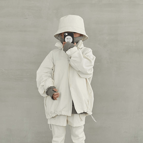 新品MOUNTEN. マウンテン 子供服 flower boa blouson CATEGORY アウター | mammybaby/福岡キッズセレクトショップ