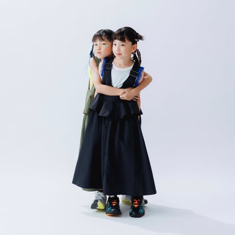 nunuforme /  レイヤードフリルジャンスカ   10-nf25-498-025   Black   L .XL.1(155).2(163)