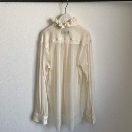 GRIS / Lacey Cutoff Shirt  GR26SS-SH006   ECRU  S(110-120).M(1201-135).L(135-150).XL(150-160)