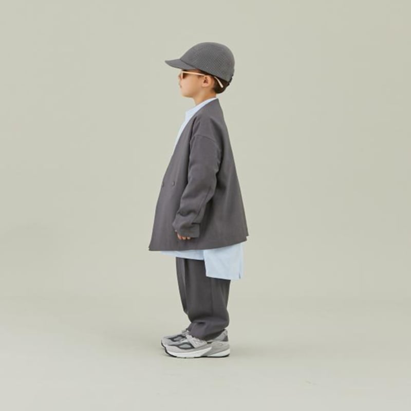 moun ten. セットアップ　スーツ　ベージュ　110 moun ten. セットアップ スーツ ベージュ 110 【公式通販】