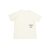 MOUN TEN. /standard T - front logo (organic cotton) MT105-1913 ecru 125.140.0(155).1(adult).2(adult)