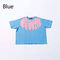 nunuforme / ブレインロゴプリントT　nt25-005-07   Blue  105.115.125.135.145.1(155).2(163)