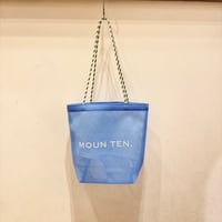 MOUN TEN. / nylon mesh tote bag   MA76-1961  saxe   one size