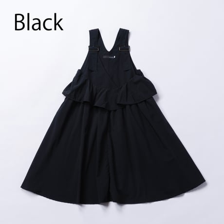 nunuforme /  レイヤードフリルジャンスカ   10-nf25-498-025   Black   L .XL.1(155).2(163)