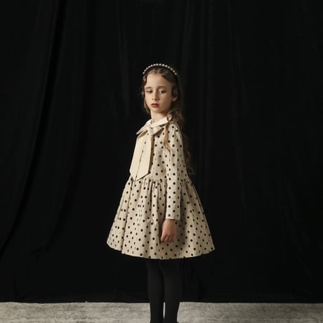 toi toi toi /ドバリーワンピース 186590 136584 beige  120.130.140.XS(150)