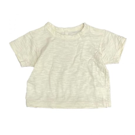MOUN TEN. / organic slub wide T(for baby)   BT01-0110a  ecru  80.95