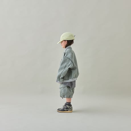 MOUN TEN. / bright twill zip blouson  MB39-1801  ash green  125.140.0(155).1(adult)
