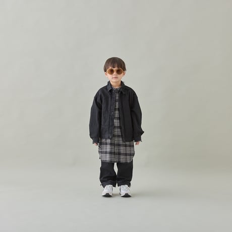 MOUN TEN. / denim work blouson(organic cotton)  MB38-1813  black  125.140.0(155).1(adult)
