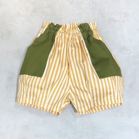 Bague  / コットンショーツ  BG104006  beige stripe ( 80-WOMEN )