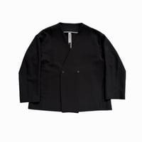 MOUN TEN. / polyester canapa  jacket  MJ04-1105  black  110.125.140.0(155),1(adult)