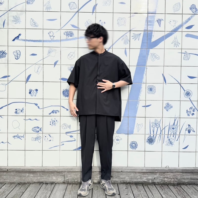 別注】MOUN TEN. /polyester canapa pocket s/s shi