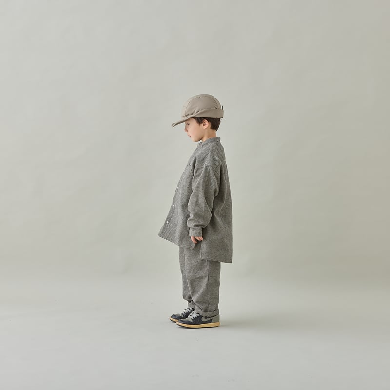MOUN TEN. /cotton tweed pocket shirt MS29-1815