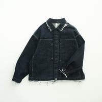 MOUN TEN. / denim work blouson(organic cotton)  MB38-1813  indigo  125.140.0.1.2