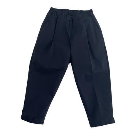 MOUN TEN. / stretch nylon gaba 1tuck pants   MP56-1102  black  125.140.0(155)1(adult)