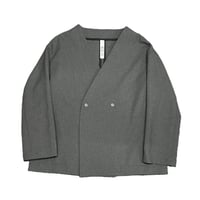 MOUN TEN. / polyester canapa  jacket  MJ04-1105  charcoal  110.125.140.0(155),1(adult)